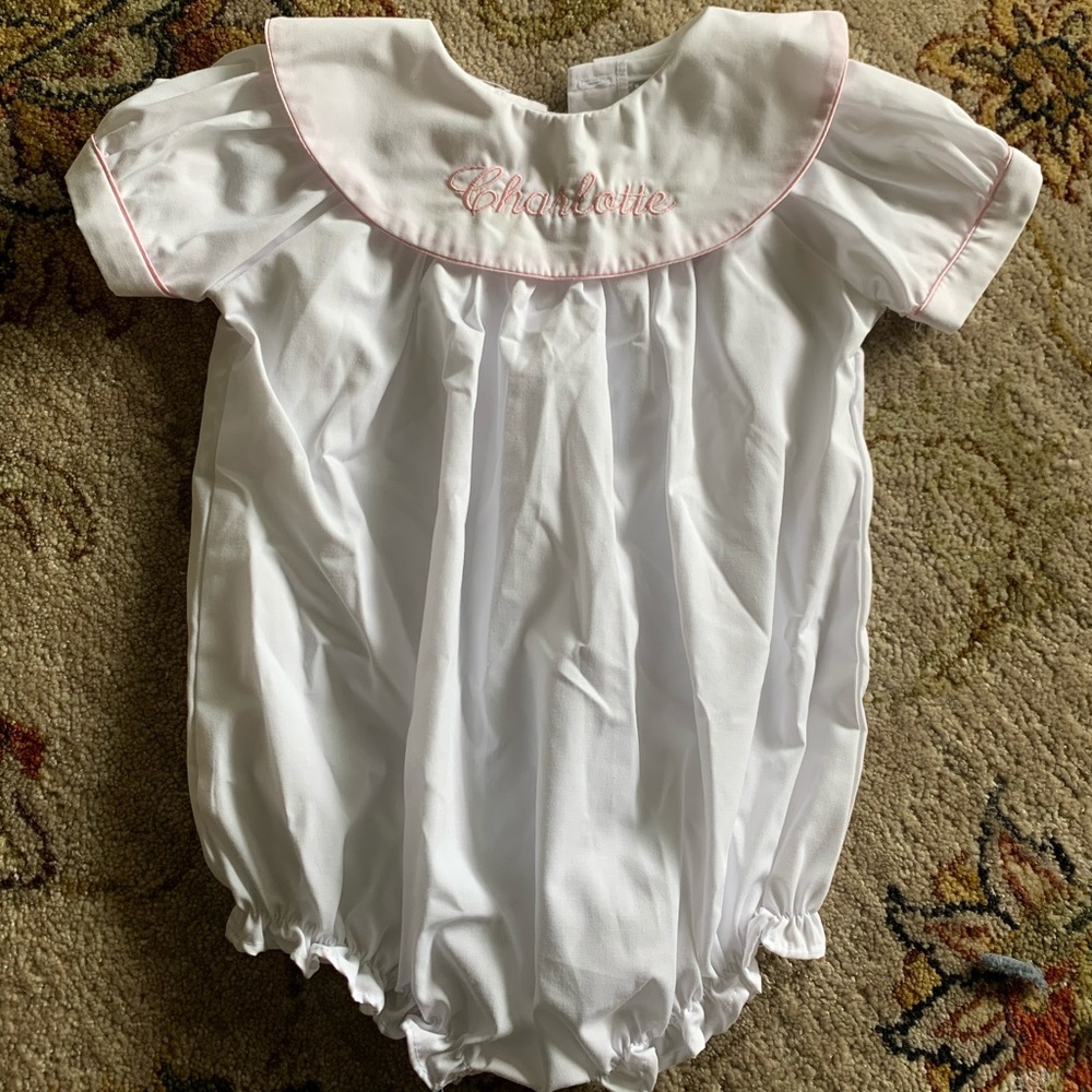 Monogrammed Charlotte Bubble